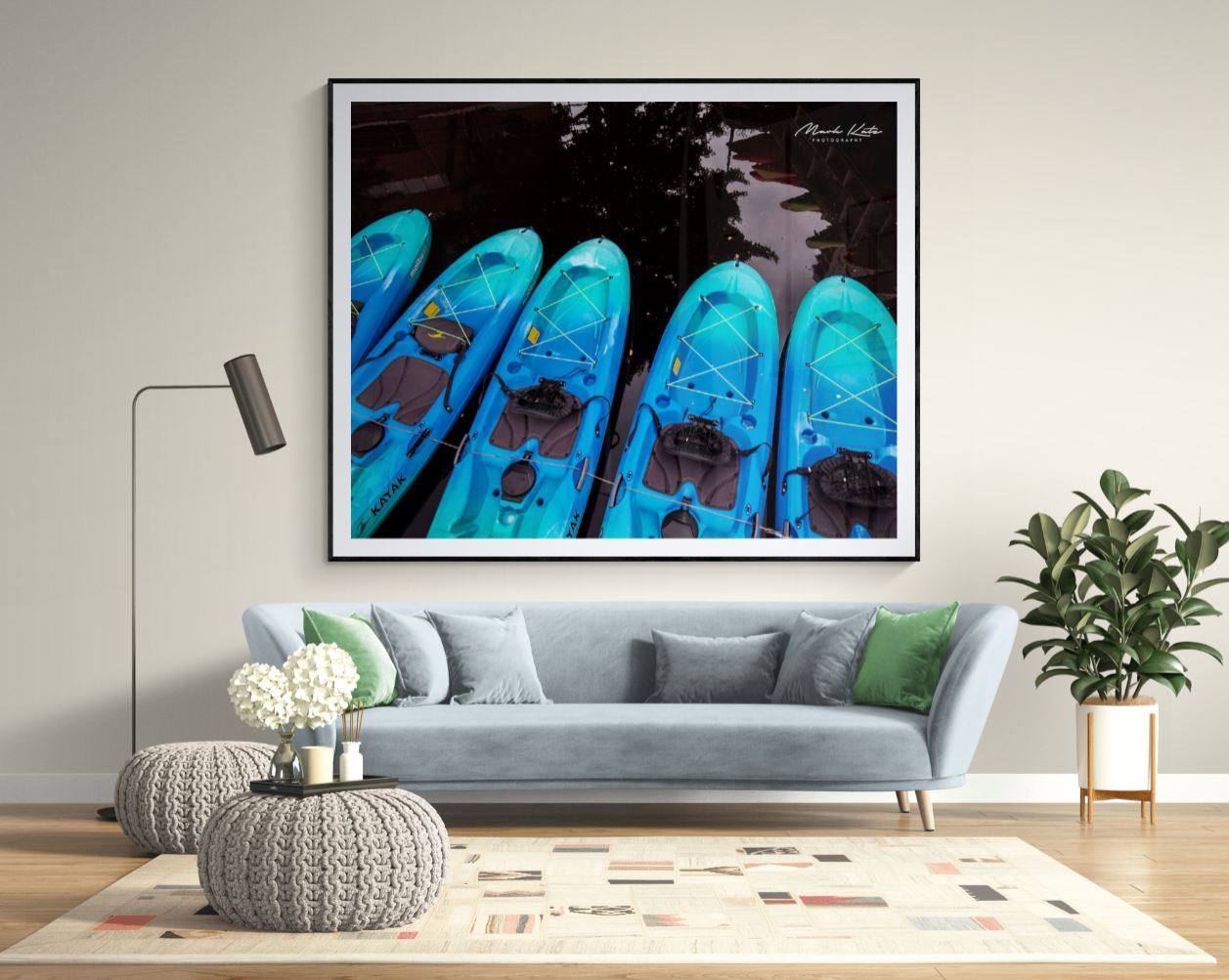 Colorful Kayaks