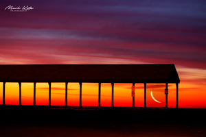 Crescent Moon Sunrise
